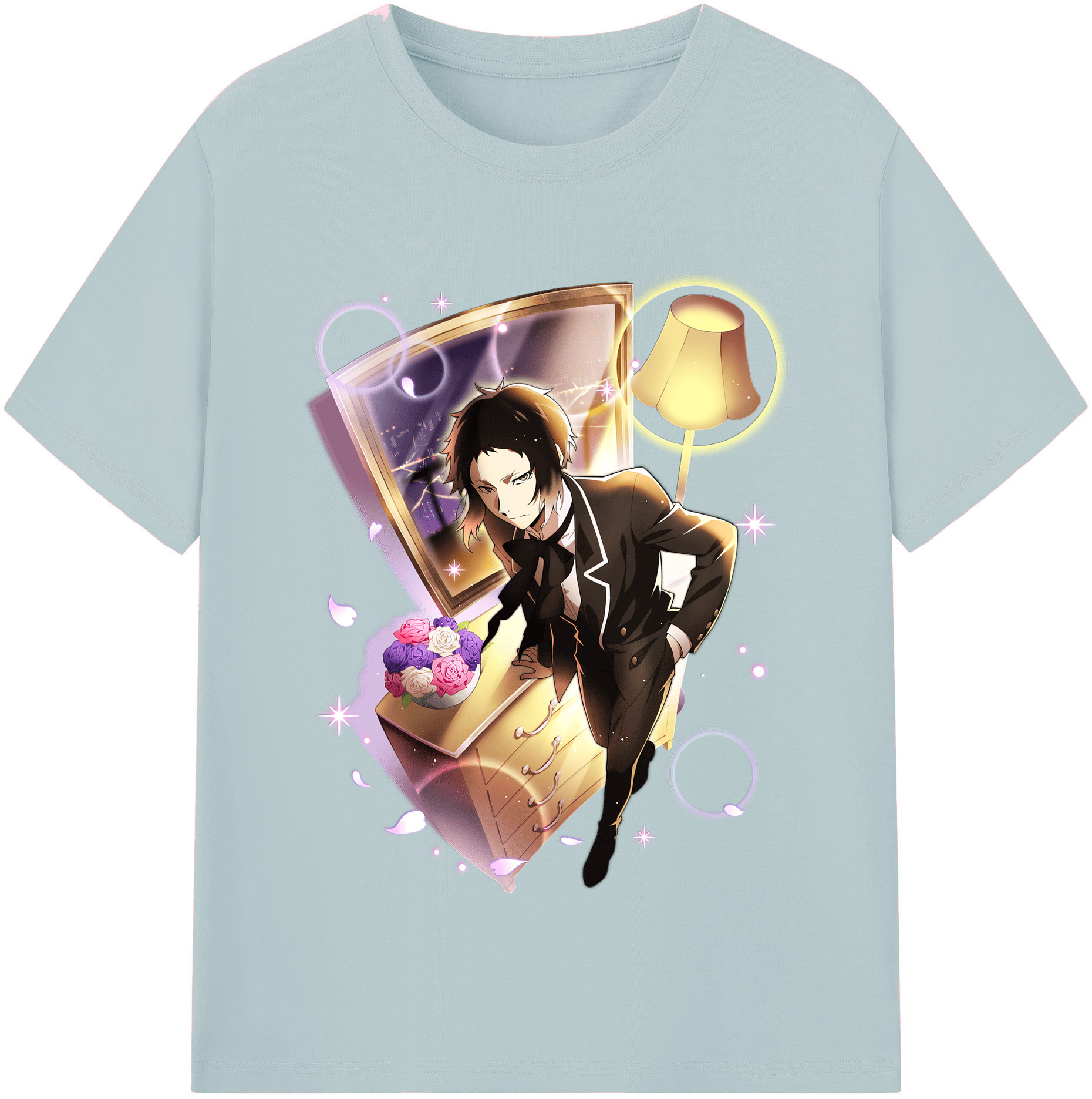 （画像用） 文豪ストレイドッグス Bungo Stray Dogs 綿100％半袖Tシャツ（フロントプリント）
